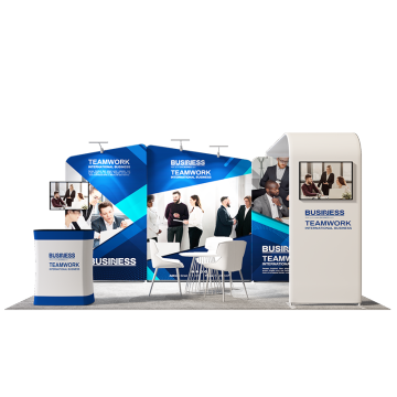 Pameran Booth Modular Root Sampel Sampah